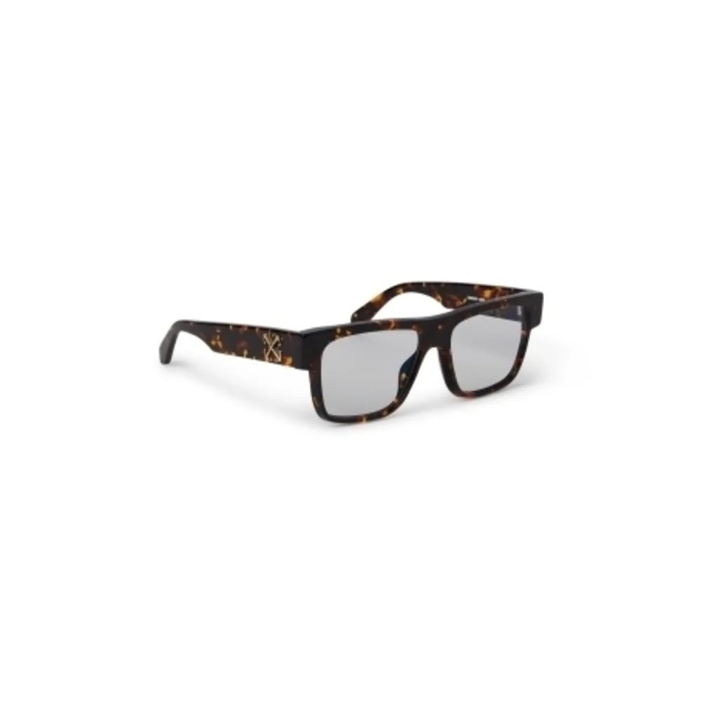 NWT Off-White Style 60 Havana Square 55mm Eyeglasses